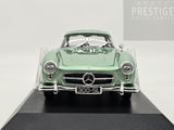 Minichamps 1955 Mercedes Benz 300 SL Coupe Gullwing Light Green Metallic 1:18 - New