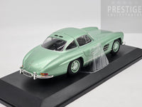Minichamps 1955 Mercedes Benz 300 SL Coupe Gullwing Light Green Metallic 1:18 - New