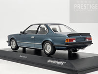 Minichamps 1982 BMW 635CSI E24 Coupe Petrol Metallic 1:18 - New