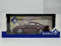 Solido 1997 Porsche 911 (993) Turbo Coupe Arena Red Metalic 1:18 Scale - New