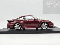 Solido 1997 Porsche 911 (993) Turbo Coupe Arena Red Metalic 1:18 Scale - New