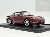 Solido 1997 Porsche 911 (993) Turbo Coupe Arena Red Metalic 1:18 Scale - New