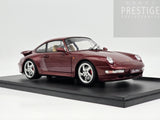 Solido 1997 Porsche 911 (993) Turbo Coupe Arena Red Metalic 1:18 Scale - New