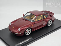 Solido 1997 Porsche 911 (993) Turbo Coupe Arena Red Metalic 1:18 Scale - New
