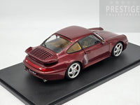 Solido 1997 Porsche 911 (993) Turbo Coupe Arena Red Metalic 1:18 Scale - New