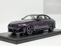 GT Spirit 2023 BMW M240i Coupe (G42) Thundernight Purple Metallic 1:18 - New