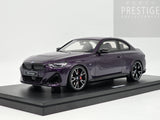 GT Spirit 2023 BMW M240i Coupe (G42) Thundernight Purple Metallic 1:18 - New