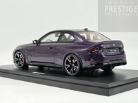 GT Spirit 2023 BMW M240i Coupe (G42) Thundernight Purple Metallic 1:18 - New