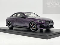 GT Spirit 2023 BMW M240i Coupe (G42) Thundernight Purple Metallic 1:18 - New