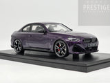 GT Spirit 2023 BMW M240i Coupe (G42) Thundernight Purple Metallic 1:18 - New