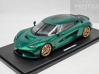 GT Spirit 2024 Koenigsegg Gemera Racing Green Metallic Hypercar 1:18 - New