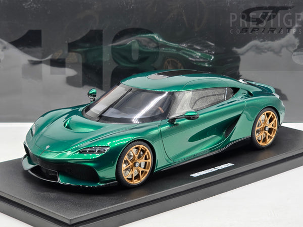 GT Spirit 2024 Koenigsegg Gemera Racing Green Metallic Hypercar 1:18 - New