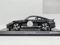 Minichamps 2022 Porsche 911 (992) Sport Classic Coupe Black w Stripe 1:18 - New / RARE