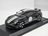 Minichamps 2022 Porsche 911 (992) Sport Classic Coupe Black w Stripe 1:18 - New / RARE