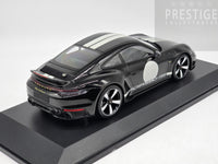 Minichamps 2022 Porsche 911 (992) Sport Classic Coupe Black w Stripe 1:18 - New / RARE