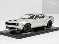 Solido 2023 Dodge Challenger SRT Hellcat Redeye Widebody Silver Metallic 1:18 - New