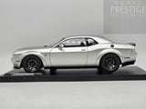 Solido 2023 Dodge Challenger SRT Hellcat Redeye Widebody Silver Metallic 1:18 - New