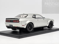 Solido 2023 Dodge Challenger SRT Hellcat Redeye Widebody Silver Metallic 1:18 - New