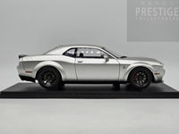 Solido 2023 Dodge Challenger SRT Hellcat Redeye Widebody Silver Metallic 1:18 - New