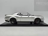 Solido 2023 Dodge Challenger SRT Hellcat Redeye Widebody Silver Metallic 1:18 - New