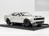 Solido 2023 Dodge Challenger SRT Hellcat Redeye Widebody Silver Metallic 1:18 - New
