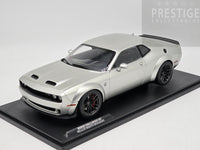 Solido 2023 Dodge Challenger SRT Hellcat Redeye Widebody Silver Metallic 1:18 - New