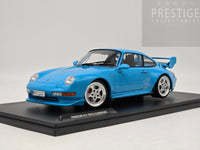Solido 1997 Porsche 911 (993) Clubsport Coupe Rivera Blue 1:18 Scale - New