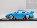 Solido 1997 Porsche 911 (993) Clubsport Coupe Rivera Blue 1:18 Scale - New