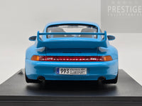 Solido 1997 Porsche 911 (993) Clubsport Coupe Rivera Blue 1:18 Scale - New