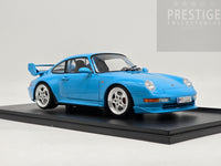 Solido 1997 Porsche 911 (993) Clubsport Coupe Rivera Blue 1:18 Scale - New