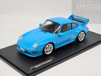 Solido 1997 Porsche 911 (993) Clubsport Coupe Rivera Blue 1:18 Scale - New