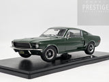 KK-Scale 1968 Ford Mustang GT 390 Fastback Bullitt Steve McQueen Green 1:18 - New