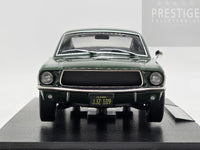 KK-Scale 1968 Ford Mustang GT 390 Fastback Bullitt Steve McQueen Green 1:18 - New