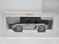 Norev 2023 Porsche 718 Spyder RS Weissach Package GT Silver Metallic 1:18 - New