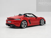 Norev 2023 Porsche 718 Spyder RS Weissach Package GT Guards Red 1:18 - New