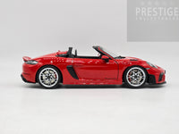 Norev 2023 Porsche 718 Spyder RS Weissach Package GT Guards Red 1:18 - New