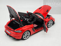 Norev 2023 Porsche 718 Spyder RS Weissach Package GT Guards Red 1:18 - New