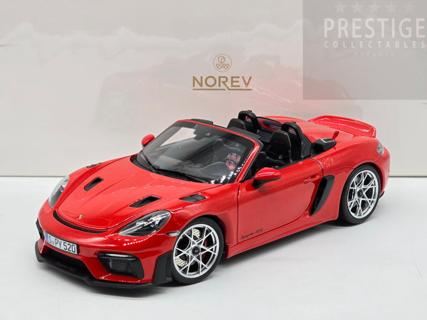 Norev 2023 Porsche 718 Spyder RS Weissach Package GT Guards Red 1:18 - New