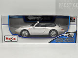 Maisto 1994 Porsche 911 (993) Carrera Cabriolet Pearl White 1:18 Scale Model Car - New