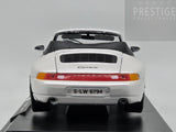 Maisto 1994 Porsche 911 (993) Carrera Cabriolet Pearl White 1:18 Scale Model Car - New