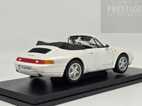 Maisto 1994 Porsche 911 (993) Carrera Cabriolet Pearl White 1:18 Scale Model Car - New