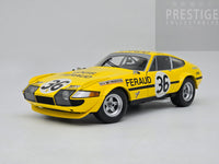 Kyosho 1972 Ferrari 365 GTB4 Competizione Daytona #36 Louis Feraud Yellow - USED