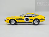 Kyosho 1972 Ferrari 365 GTB4 Competizione Daytona #36 Louis Feraud Yellow - USED