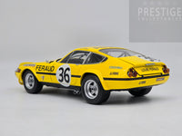 Kyosho 1972 Ferrari 365 GTB4 Competizione Daytona #36 Louis Feraud Yellow - USED