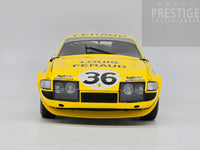 Kyosho 1972 Ferrari 365 GTB4 Competizione Daytona #36 Louis Feraud Yellow - USED