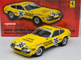 Kyosho 1972 Ferrari 365 GTB4 Competizione Daytona #36 Louis Feraud Yellow - USED