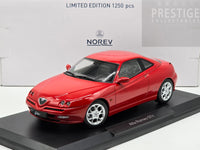 Norev 1999 Alfa Romeo GTV Coupe 2.0 T.Spark 16v Red 187840 1:18 Scale - New