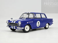 AUTOart 1964 Ford Lotus Cortina Mk1 Jim Mckeown Neptune Racing #3 Blue 1:18 - USED
