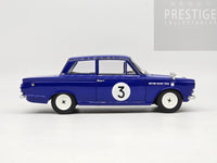 AUTOart 1964 Ford Lotus Cortina Mk1 Jim Mckeown Neptune Racing #3 Blue 1:18 - USED