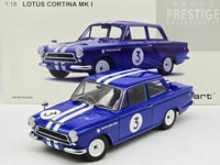 AUTOart 1964 Ford Lotus Cortina Mk1 Jim Mckeown Neptune Racing #3 Blue 1:18 - USED